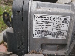 Škoda Yeti benzín Webasto nezávislé topení 1K0815005LC - 3