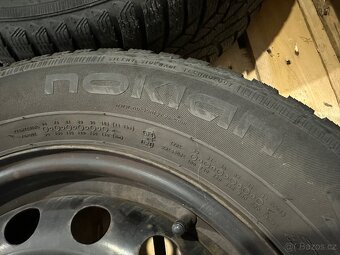 Plechové disky Kia 5.5Jx15 ET47 5x114.3 + zimní pneu - 3