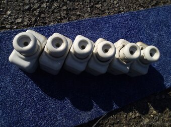 keramicke drzaky na 1-f pojistky, bile, vcetne pojistek - 3