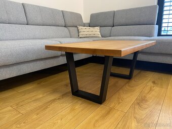 Kovové nohy na stůl ve tvaru V černé (2 ks v sadě) - 3