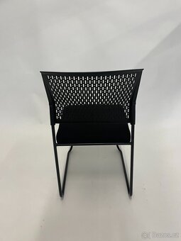 Konferenční židle MYSTIC, černá - 83 x 43 x 47 cm - 3