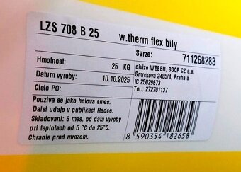 Omítka silikonová +lepidlo flex Weber na cca 200m2-samočistí - 3