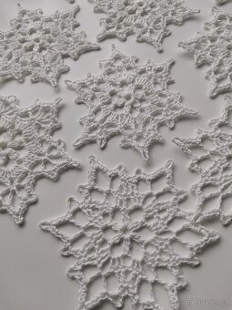 Háčkované vločky - 3