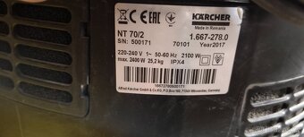 Kärcher Profesional NT 70/2 Advance 1.667-278.0 - 3