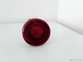 Skleněná váza - hutní sklo - 3