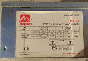PC ZDROJ MERCURY MKP-4350 - 3