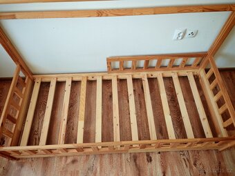 Postel domeček 180 cm x 80 cm s matrací - 3