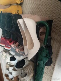 Skládací botník 2ks; Polička / botník - 3