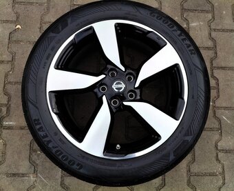 Alu kola originál Nissan Qashqai 5x114,3 R18 KRÁSNÁ SADA - 3