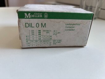 Stykač Moeller DIL 0 AM – 1 ks - 3