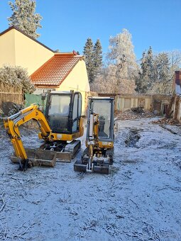 Výkopové práce minibagrem JCB Super 802 / 2,5t - 3