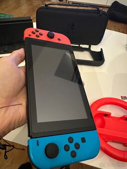 Nintendo switch V2 + bohaté příslušenství TOP STAV - 3