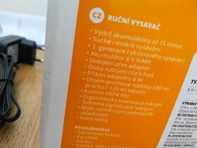 RUČNÍ VYSAVAČ - ETA VERTO 0442 90000 - 3