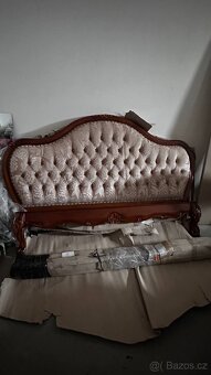 Postel z masivu styl rokoko nová zabalená - 3