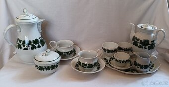 Míšeň, Meissen - porcelánová sada - vinná réva - 3