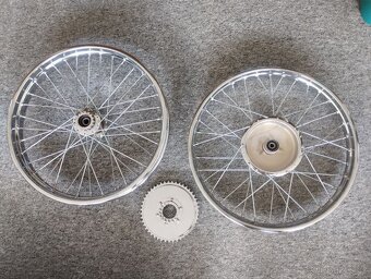 Nová kola Jawa Pérak 150mm, kompletní renovace, nová rozeta - 3