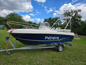 Kajutova lod 5.2x2 1m, Honda 50 (4t), vlek - 3