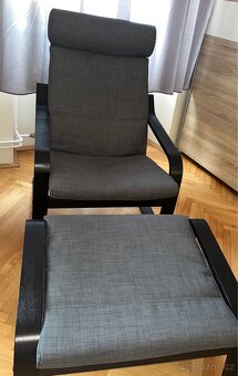 Křeslo s podnožkou Pöang Ikea - 3
