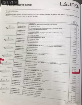 Luxusní umyvadlo LAUFEN 105x46 cm - nové - 3