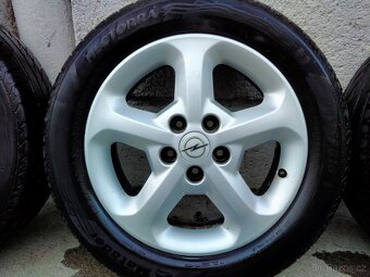 Alu kola originál Opel, 6J x r16, 5x110, ET 44, Letní pneu - 3