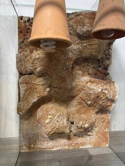 Skleněné terárium 70 × 50 × 40 cm (v × š × h) - 3