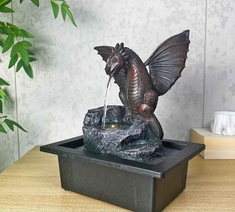 Nová pokojová fontána - drak - 3