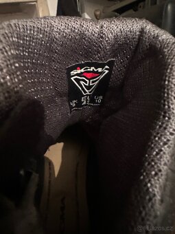 Motocyklové boty SIGMA velikosti UK 9, EU 43, US 10 - 3