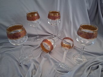 Retro skleničky na likér 6ks - 3