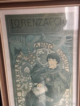 Velký zarámovaný plakát Mucha - 3