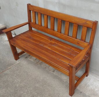 Dubové lavice 140cm - 3
