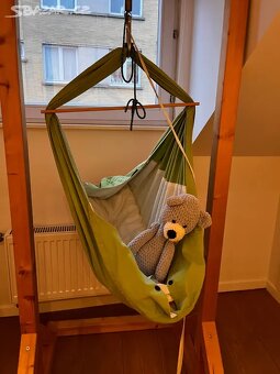 Dřevěný stojan na hacku/hojdavak - 3