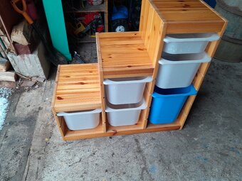 Ikea úložná sestava Trofast schody borovice - 3