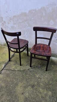 Retro koženkové židle Ton (č.43) - 3