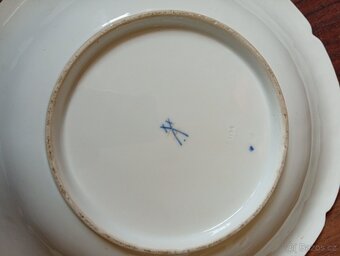 Míšeňský porcelánový talíř - 3