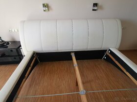 Designová robustní manželská postel PURTEX 180x200 cm - 3