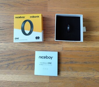 PLATEBNÍ PRSTEN NFC NICEBOY ONE BRUSHED BLACK - VELIKOST 13 - 3