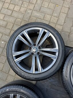 ORIGINÁL Alu Volkswagen Sebring R18, 5x112 - TOP STAV, LETNÍ - 3