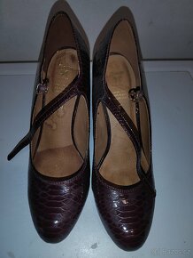 Elegantní lodičky Baťa Insolia vel. 40 bordó - 3