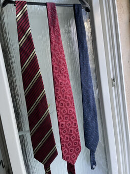 Kvalitní materiál, kravata 100% Pure Silk hedvábí. - 3
