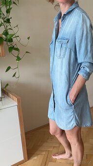 Riflové Šaty, kosile H&M - 3