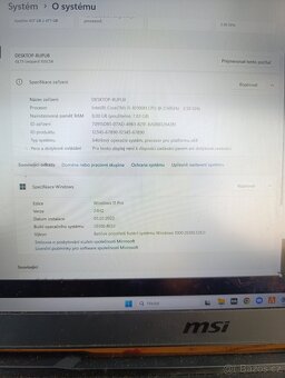 Notebook MSI - 3