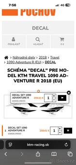 Ktm ADV R 1090, ľavý plast nádrže - 3