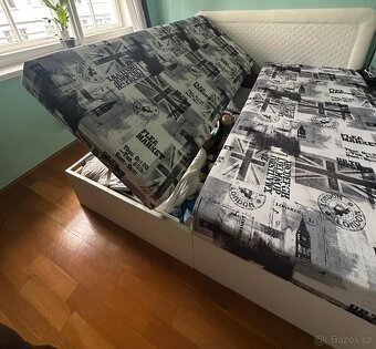 Manželská postel i s matracemi - 3