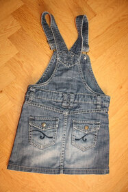 DŽÍNOVÁ SUKNĚ S LACLEM H&M, vel. 110 - 3