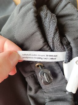 Zateplené softshellové kalhoty zn. Rysa - 3