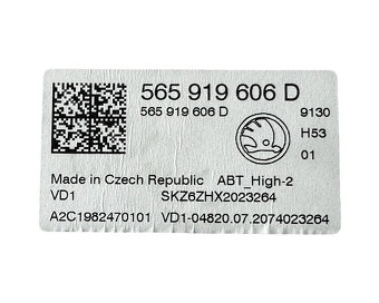 Navigace 565919606D Škoda Kodiaq 7N RS r.v. 2021 - 3