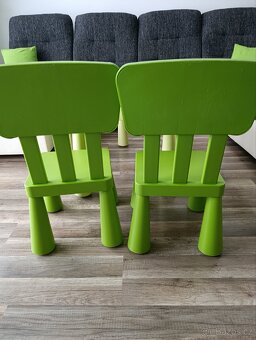 Set stůl+2 židle Mammut IKEA - 3