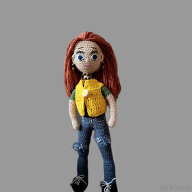 Háčkovaná panenka převlékací - 3