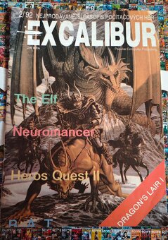 Herní časopisy EXCALIBUR, SCORE a LEVEL - 3