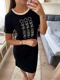 CALVIN KLEIN ČERNÉ ŠATY - 3